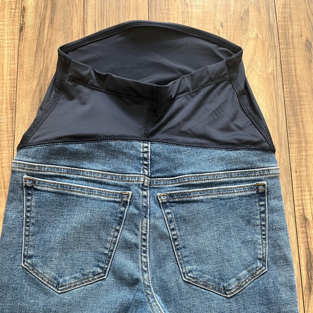 J. Crew Blue Skinny Jeans with Distressed Details - Picture 4 of 14